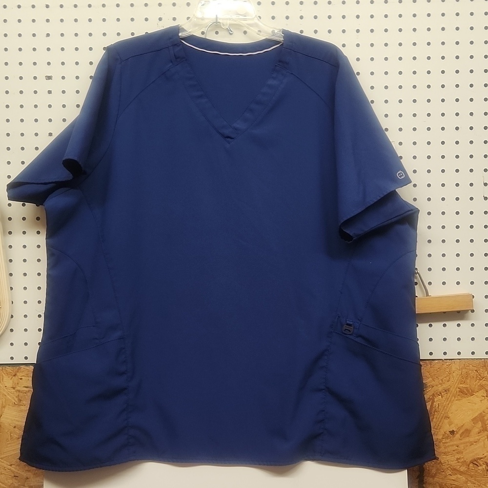 Wonderwink navy scrub top women's 3X great condition